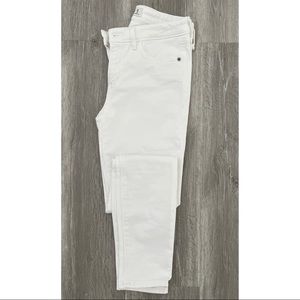 A&F White Skinny Jeans